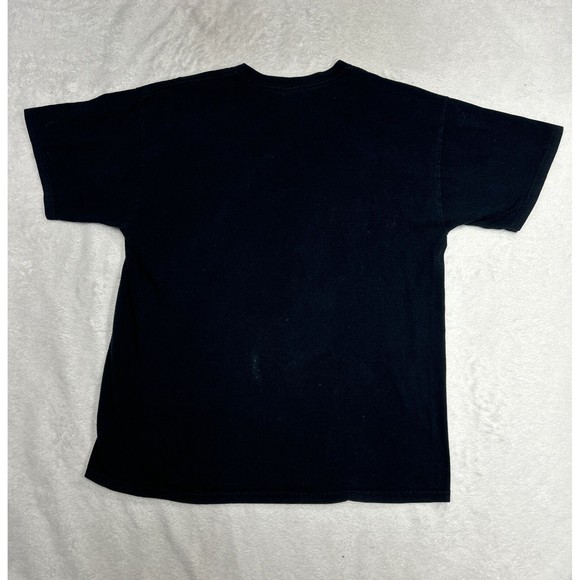 Vintage Y2K Jagermeister Label Logo Black Graphic T-Shirt Men’s Size Large - Picture 6 of 8